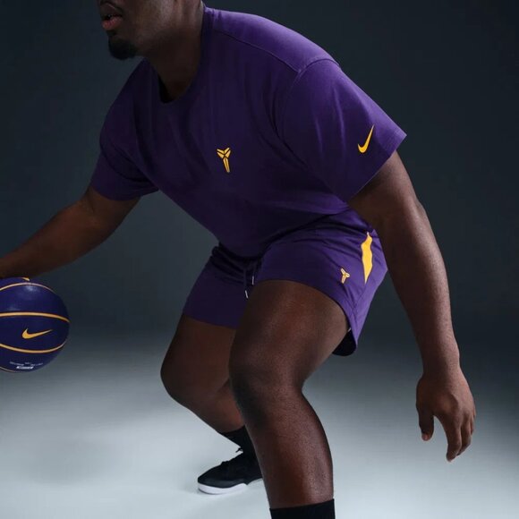 Nike Kobe Basketball 6" Dri-Fit Shorts $45 in Lakers Colorway HJ8103-547 - Picture 10 of 10